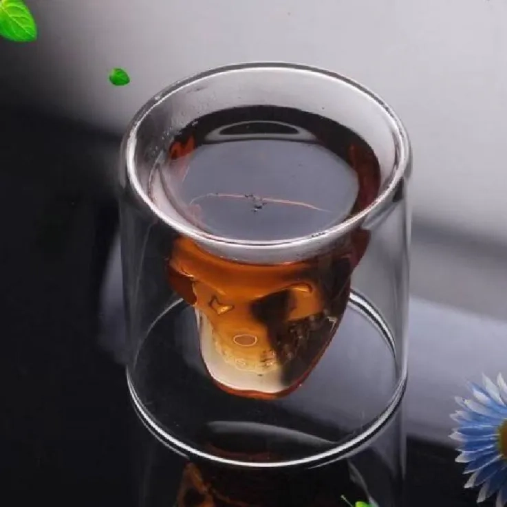 Skull Head Glass Shot - 5oz